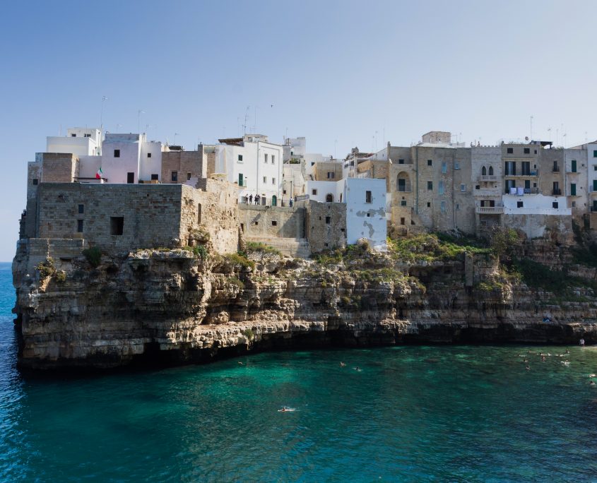 Polignano a mare veduta