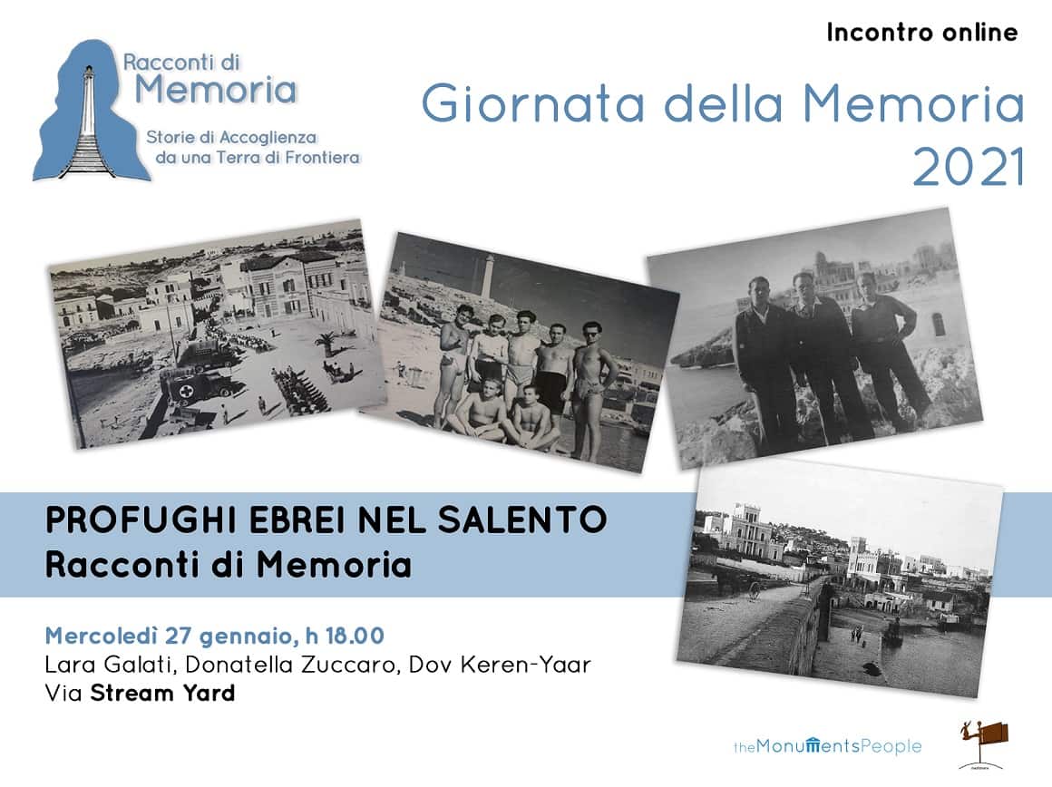 Profughi ebrei nel Salento. Racconti di Memoria