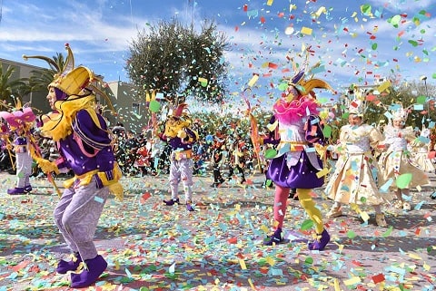 sfilata di Carnevale a Manfredonia in Puglia