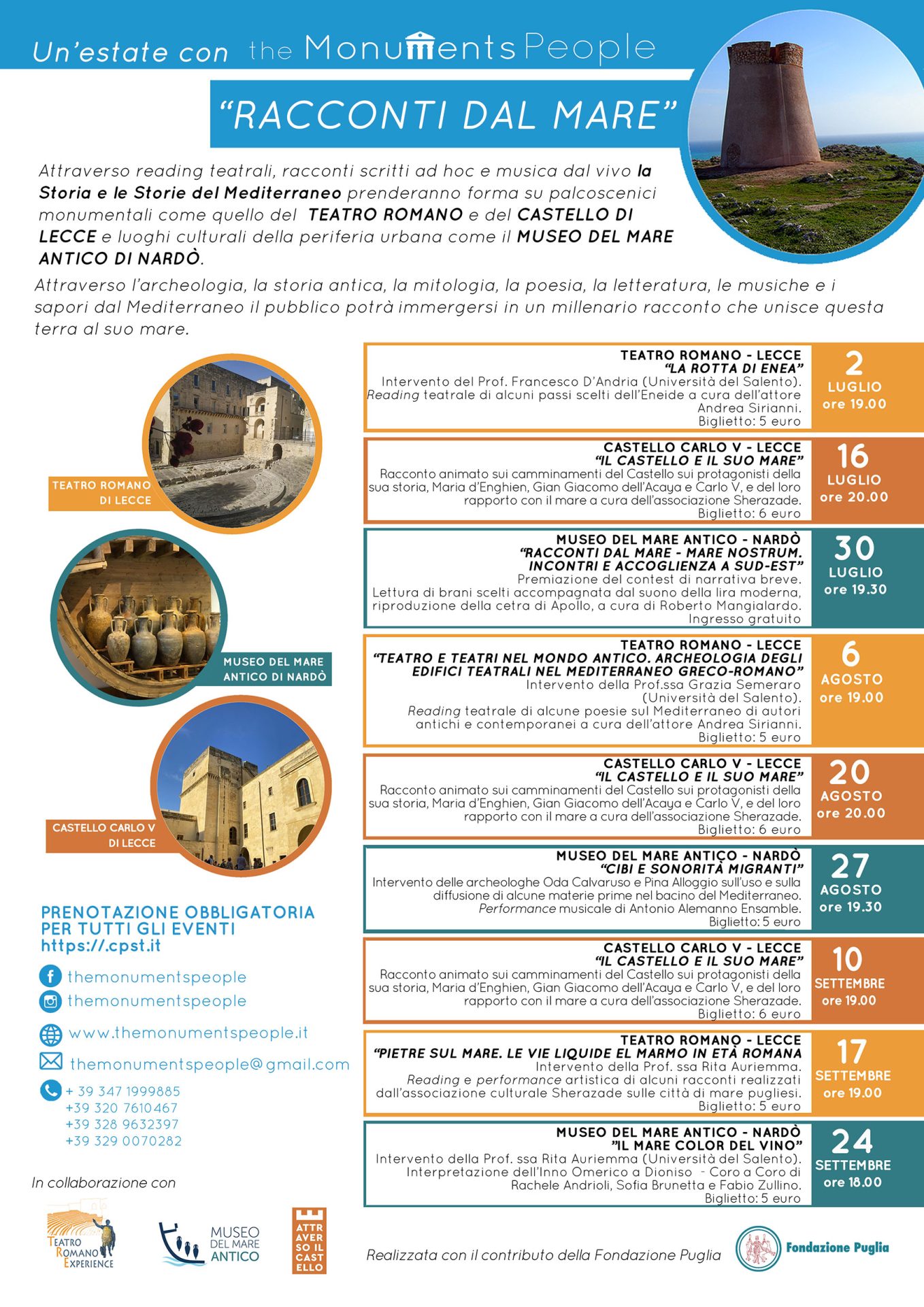 Rassegna artistica estate 2021. Racconti dal Mare