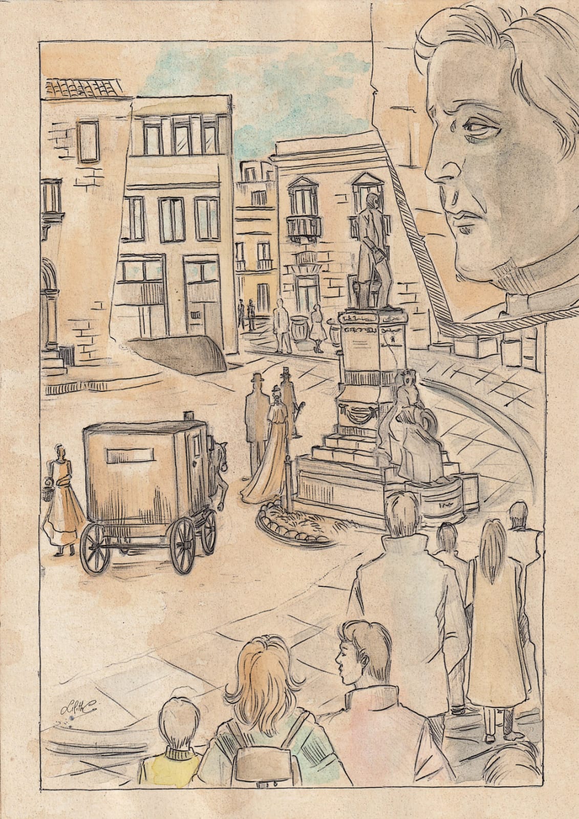 Piazzetta castromediano a Lecce