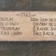 iscrizione altare di sant'Oronzo a santa Croce.1743 terremoto