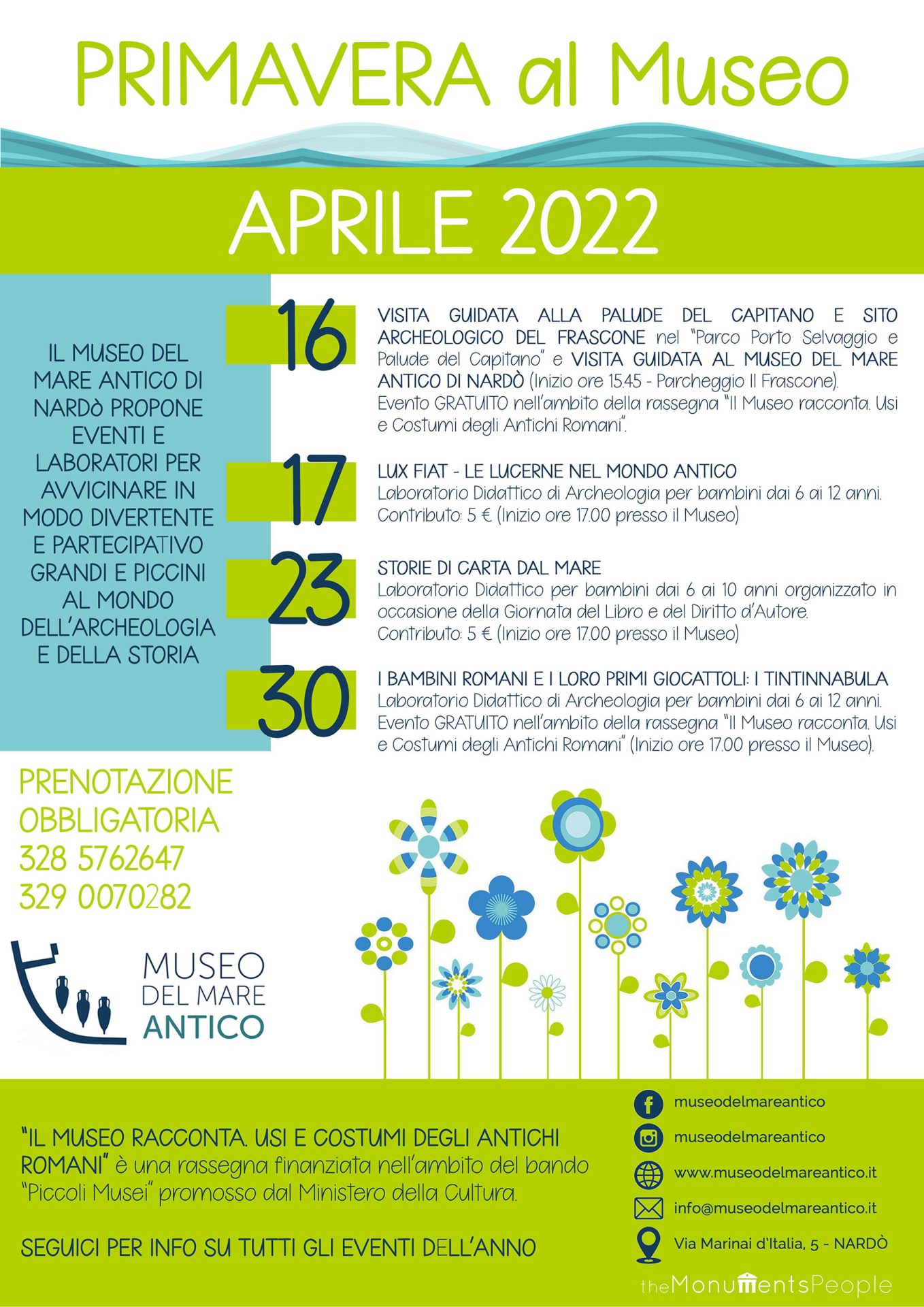 Primavera al Museo – Aprile 2022
