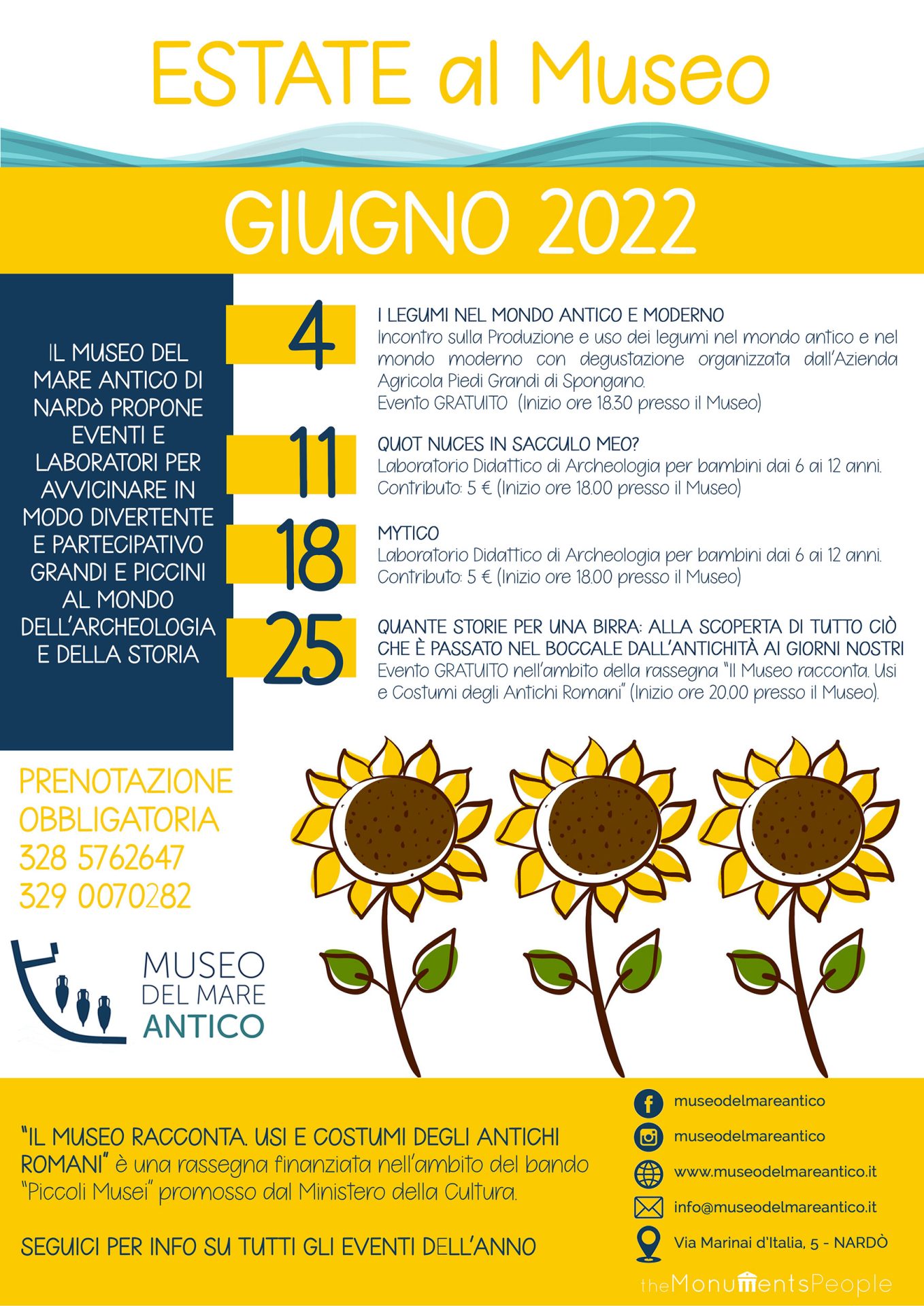 Estate al Museo – Giugno 2022