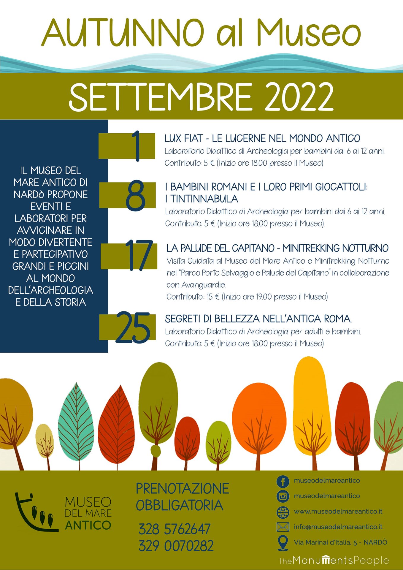 Autunno al Museo – Settembre 2022