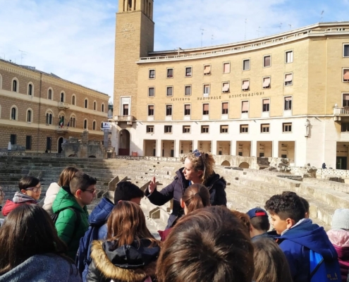 visita guidata alla Lecce romana per scuole